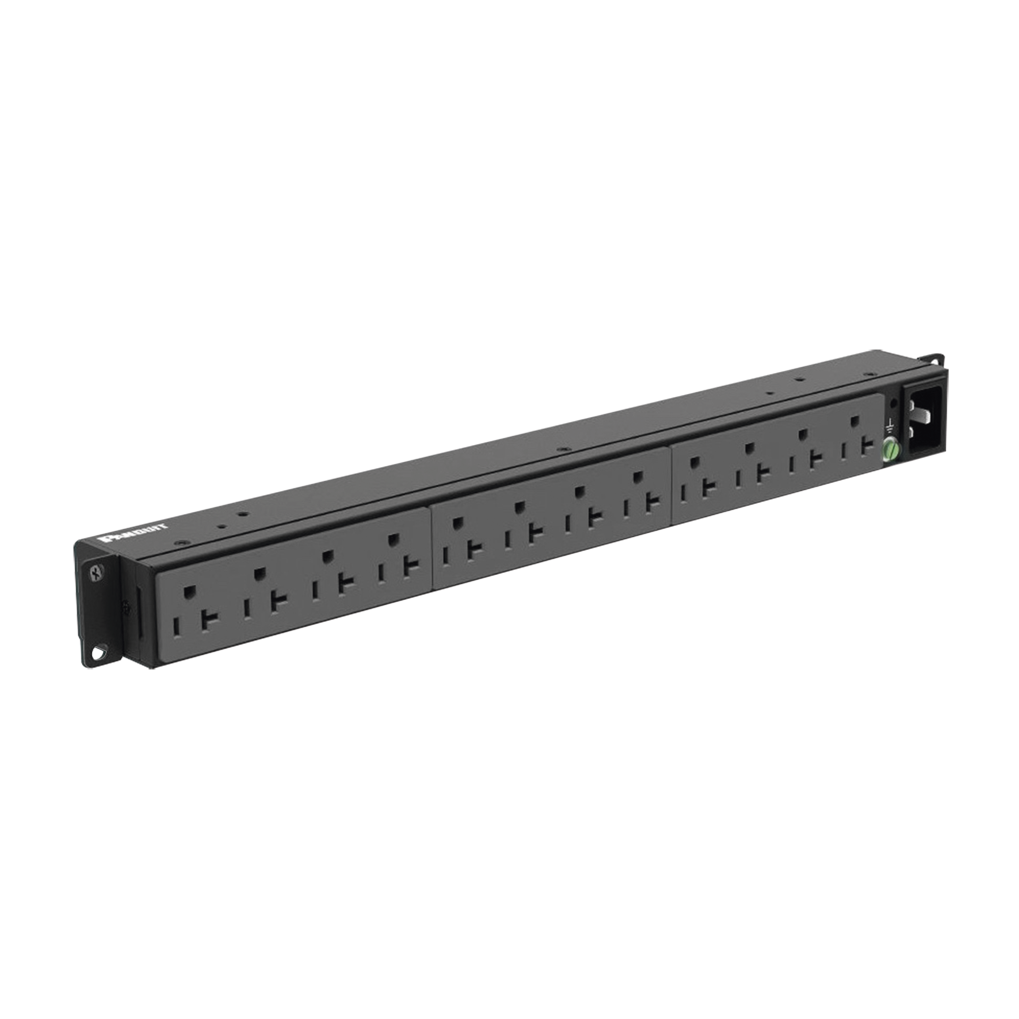 PDU Básico para Distribución de Energía, Enchufe de Entrada NEMA 5-20P, Con 12 Contactos NEMA 5-20R, Instalación Horizontal de 19in, 1UR, 20 Amp, 120 Vca PDU Básico para Distribución de Energía, Enchufe de Entrada NEMA 5-20P, Con 12 Contactos NEMA 5-20R, Instalación Horizontal de 19in, 1UR, 20 Amp, 120 Vca